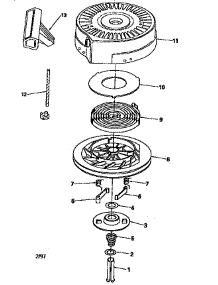 Starter 590652 (71 / 143) parts for Craftsman Gas Snowblower 536884670 from AppliancePartsPros.com