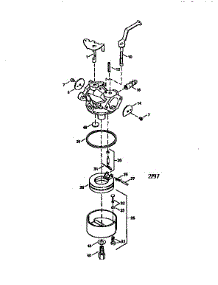 Carburetor 632642 (71 / 143) parts for Craftsman Gas Snowblower 536884670 from AppliancePartsPros.com