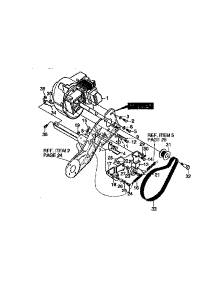 Engine And Drive parts for Craftsman Snow Blower 536884680 from AppliancePartsPros.com