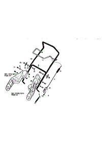 Handle Assembly parts for Craftsman Snow Blower 536884680 from AppliancePartsPros.com