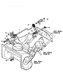 Chute Control Rod parts for Craftsman Snow Blower 536884680 from AppliancePartsPros.com