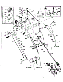 Handle Assembly parts for Craftsman Snow Blower 536884700 from AppliancePartsPros.com