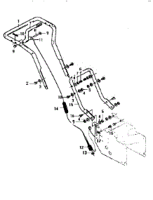 Handle parts for Craftsman Gas Snowblower 536884780 from AppliancePartsPros.com