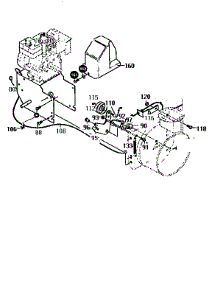 Frame Components Assembly parts for Craftsman Gas Snowblower 536884781 from AppliancePartsPros.com