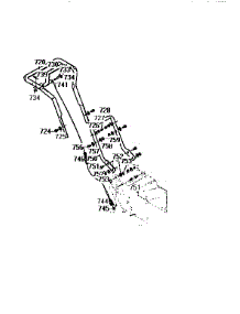 Handle Assembly parts for Craftsman Gas Snowblower 536884781 from AppliancePartsPros.com
