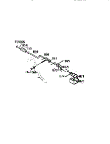 Chute Control Rod Assembly parts for Craftsman Gas Snowblower 536884781 from AppliancePartsPros.com