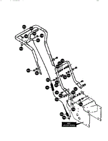 Handle Assembly parts for Craftsman Gas Snowblower 536884790 from AppliancePartsPros.com