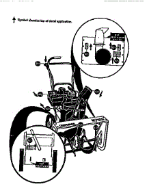 Decals parts for Craftsman Gas Snowblower 536884790 from AppliancePartsPros.com