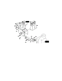 Frame Assembly parts for Craftsman Gas Snowblower 536884791 from AppliancePartsPros.com