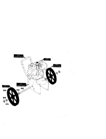Wheel Assembly parts for Craftsman Gas Snowblower 536884791 from AppliancePartsPros.com