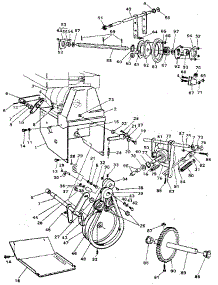 Motor Mount Assembly parts for Craftsman Gas Snowblower 536884810 from AppliancePartsPros.com