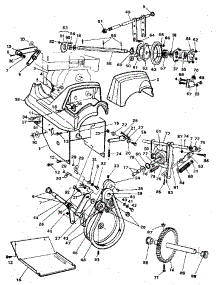 Motor Mount Assembly parts for Craftsman Gas Snowblower 536884811 from AppliancePartsPros.com