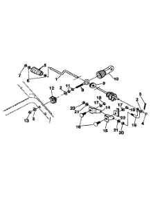 Chute Control Rod parts for Craftsman Gas Snowblower 536884821 from AppliancePartsPros.com