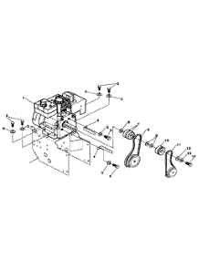 Engine Components parts for Craftsman Gas Snowblower 536884821 from AppliancePartsPros.com