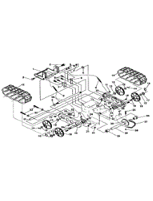 Track Assembly parts for Craftsman Gas Snowblower 536884821 from AppliancePartsPros.com