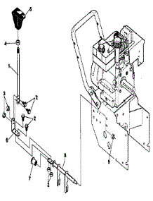 Shift Yoke parts for Craftsman Gas Snowblower 536884821 from AppliancePartsPros.com