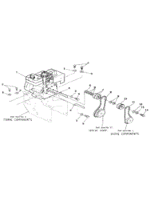 Engine Components parts for Craftsman Gas Snowblower 536884822 from AppliancePartsPros.com