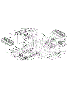 Track Assembly parts for Craftsman Gas Snowblower 536884822 from AppliancePartsPros.com
