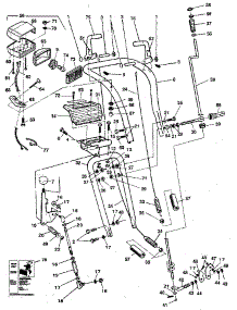 Handle Assembly parts for Craftsman Gas Snowblower 536885020 from AppliancePartsPros.com