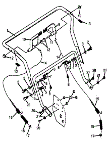 Handle Assembly parts for Craftsman Gas Snowblower 536885030 from AppliancePartsPros.com