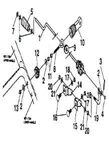Chute Control Rod parts for Craftsman Gas Snowblower 536885030 from AppliancePartsPros.com