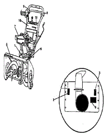 Decal Assembly parts for Craftsman Gas Snowblower 536885030 from AppliancePartsPros.com