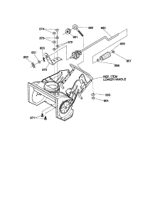 Chute Rod Assembly parts for Craftsman Gas Snowblower 536885180 from AppliancePartsPros.com