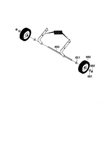 Wheels parts for Craftsman Gas Snowblower 536885190 from AppliancePartsPros.com