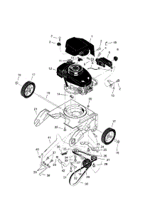21`` 3.8Hp Drive Components parts for Craftsman Gas Snowblower 536885201 from AppliancePartsPros.com