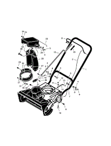 Handle & Discharge Components parts for Craftsman Gas Snowblower 536885203 from AppliancePartsPros.com