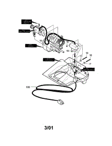 Electric Start Assembly parts for Craftsman Gas Snowblower 536885212 from AppliancePartsPros.com