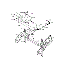 Frame Assembly parts for Craftsman Gas Snowblower 536885212 from AppliancePartsPros.com