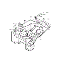 Chute Rod Assembly parts for Craftsman Gas Snowblower 536885214 from AppliancePartsPros.com