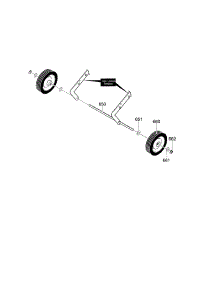 Wheel Assembly parts for Craftsman Gas Snowblower 536885214 from AppliancePartsPros.com