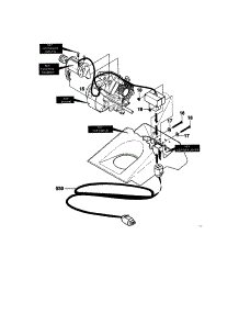 Electric Starter parts for Craftsman Gas Snowblower 536885230 from AppliancePartsPros.com