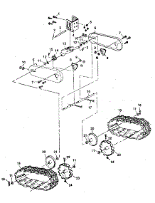Track Assembly parts for Craftsman Gas Snowblower 536885400 from AppliancePartsPros.com