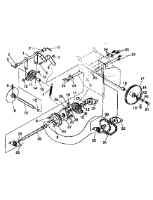 Drive Components parts for Craftsman Gas Snowblower 536885470 from AppliancePartsPros.com