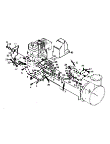 Frame Components parts for Craftsman Gas Snowblower 536885472 from AppliancePartsPros.com