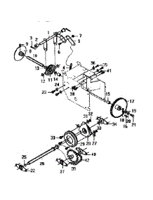 Drive Assembly parts for Craftsman Gas Snowblower 536885472 from AppliancePartsPros.com