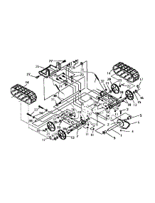 Track Assembly parts for Craftsman Gas Snowblower 536885472 from AppliancePartsPros.com