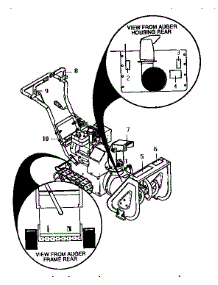 Decals Asm parts for Craftsman Gas Snowblower 536885472 from AppliancePartsPros.com
