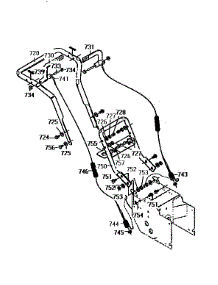 Handle Assembly parts for Craftsman Gas Snowblower 536885473 from AppliancePartsPros.com