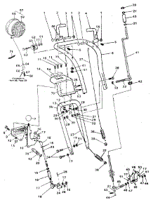 Handle Assembly parts for Craftsman Gas Snowblower 536885900 from AppliancePartsPros.com