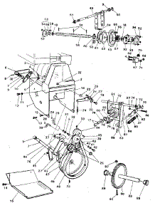 Motor Mount Assembly parts for Craftsman Gas Snowblower 536885900 from AppliancePartsPros.com