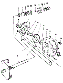 Gear Box parts for Craftsman Gas Snowblower 536885910 from AppliancePartsPros.com