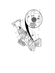 Decals parts for Craftsman Gas Snowblower 536885921 from AppliancePartsPros.com