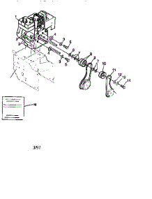 Engine Components parts for Craftsman Gas Snowblower 536886110 from AppliancePartsPros.com