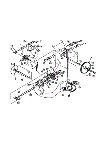 Drive Components parts for Craftsman Gas Snowblower 536886110 from AppliancePartsPros.com