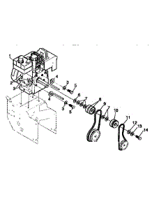 Engine Components Repair parts for Craftsman Gas Snowblower 536886120 from AppliancePartsPros.com