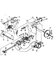 Drive Components Repair parts for Craftsman Gas Snowblower 536886120 from AppliancePartsPros.com